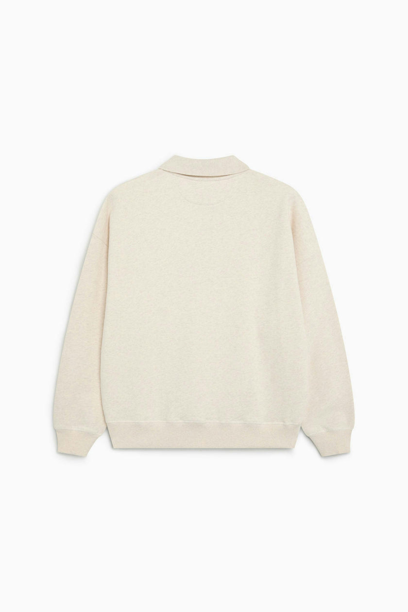 TNS Logo Woman Polo Whisper White Melange