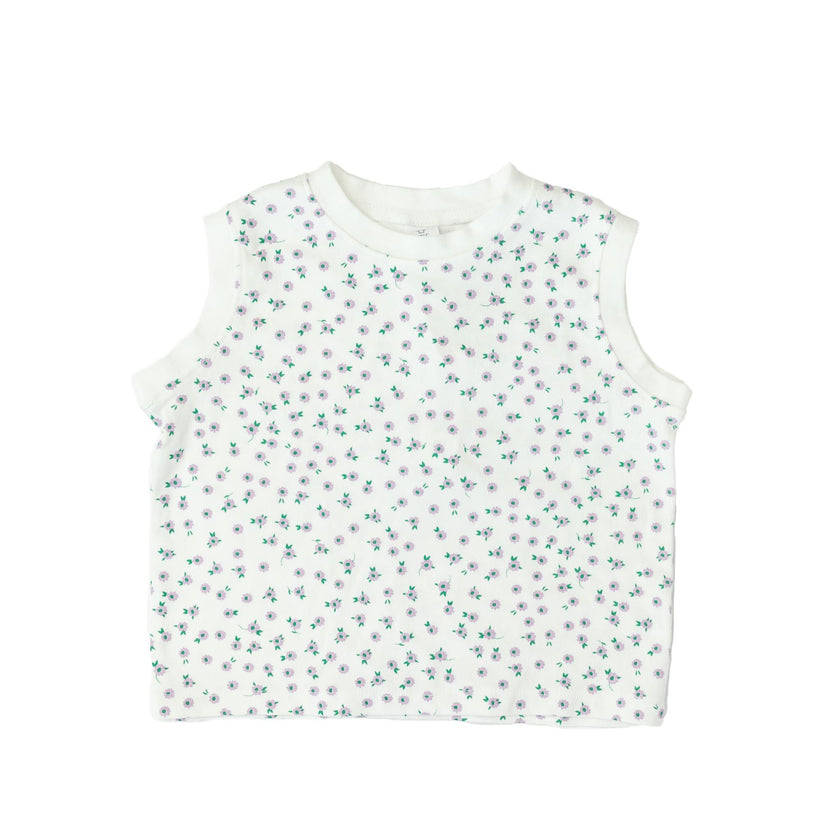 floral tee sleeveless