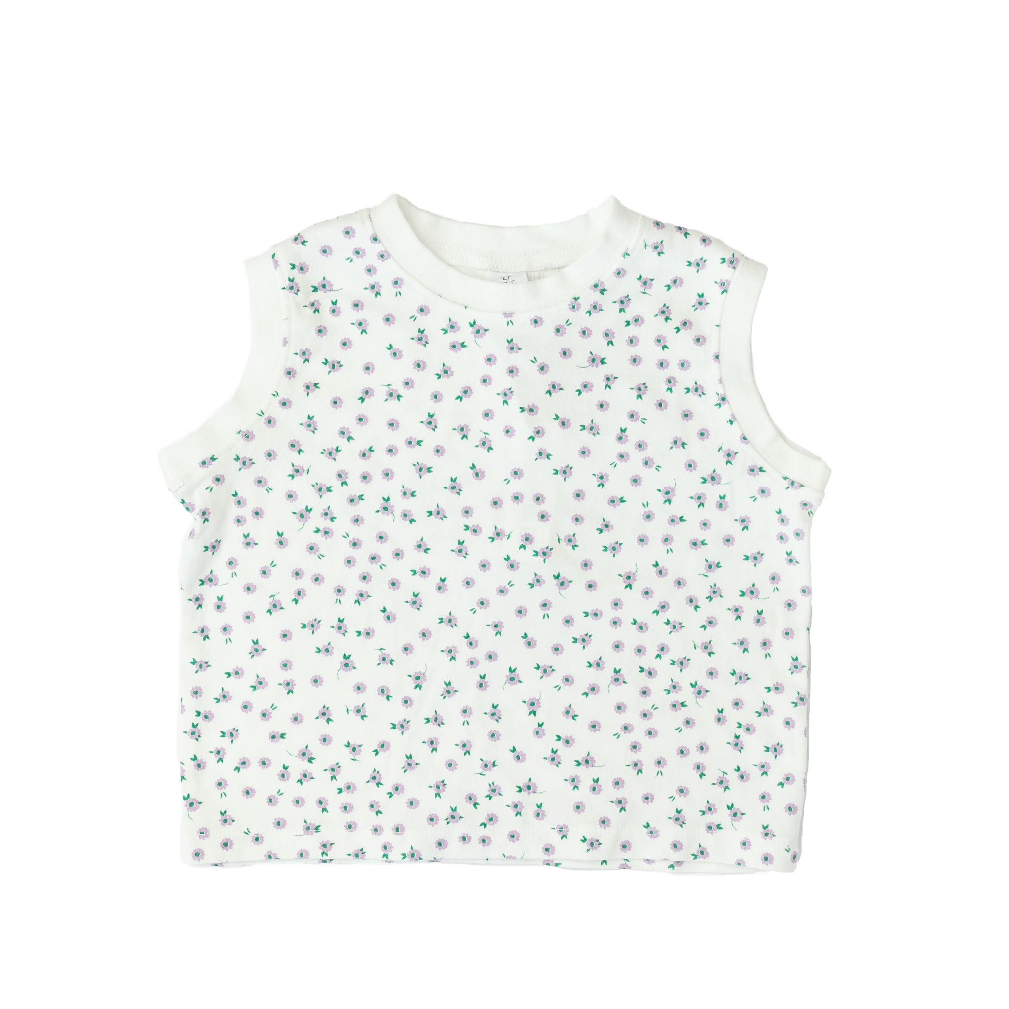 floral tee sleeveless