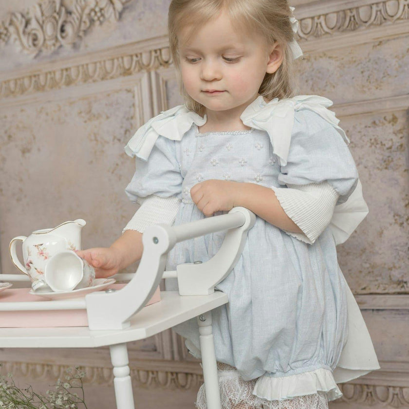 Charlotte Baby Blue Romper