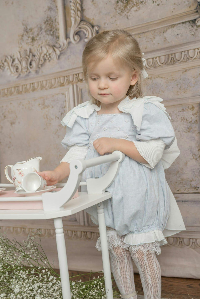 Charlotte Baby Blue Romper