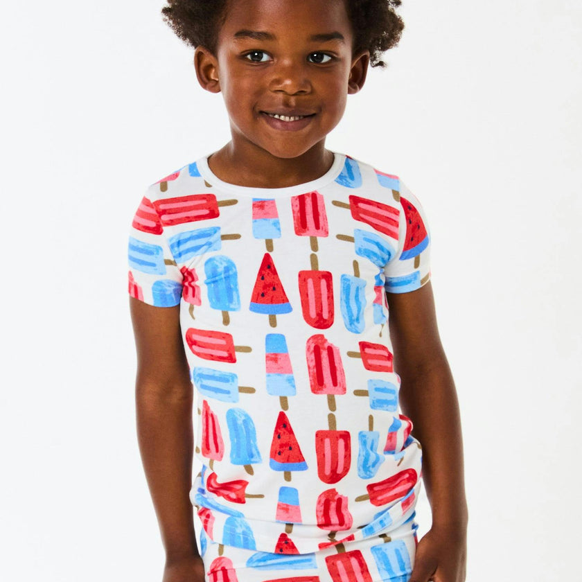 Shorts Pajama Set - Popsicles