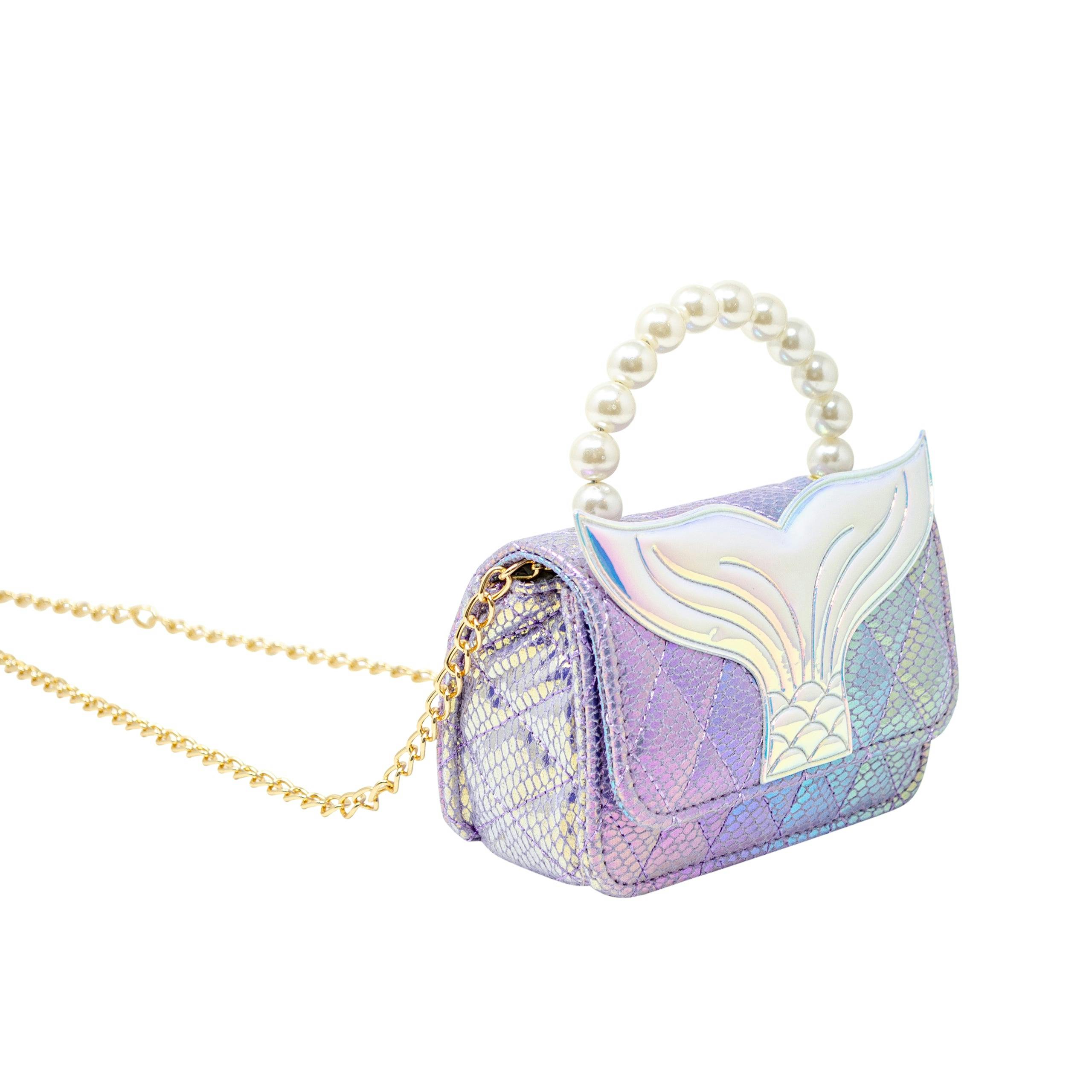 Mermaid Tail Pearl Handle Bag