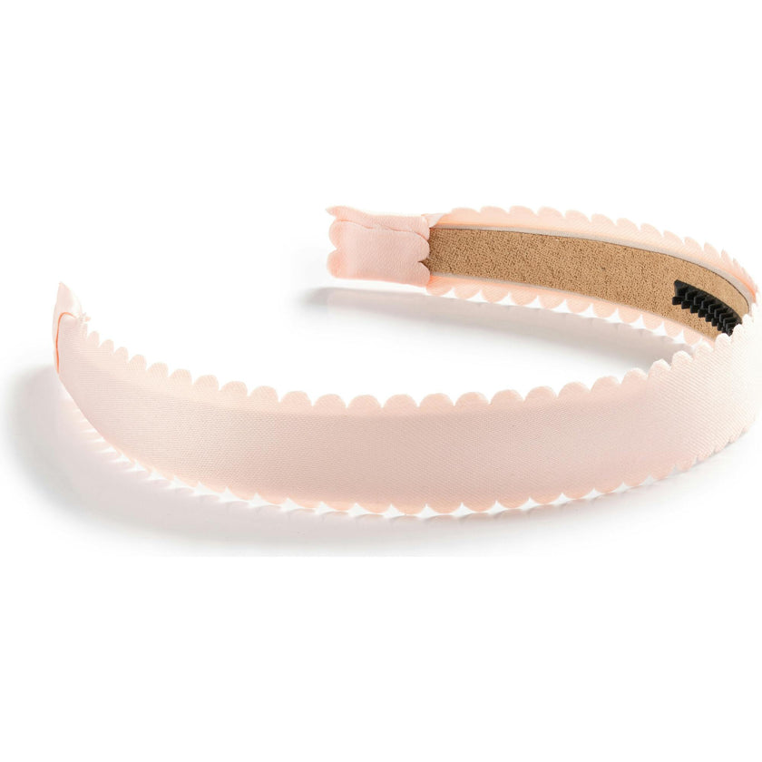 Gumdrop Scalloped Satin Headband