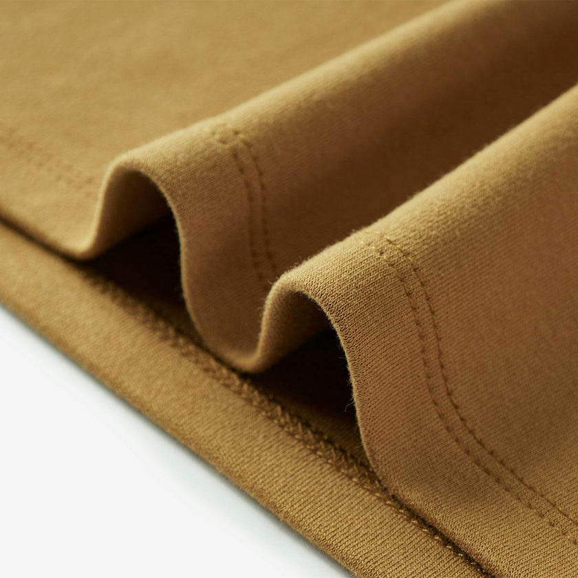 Peanut Brushed Long Sleeve T-Shirt
