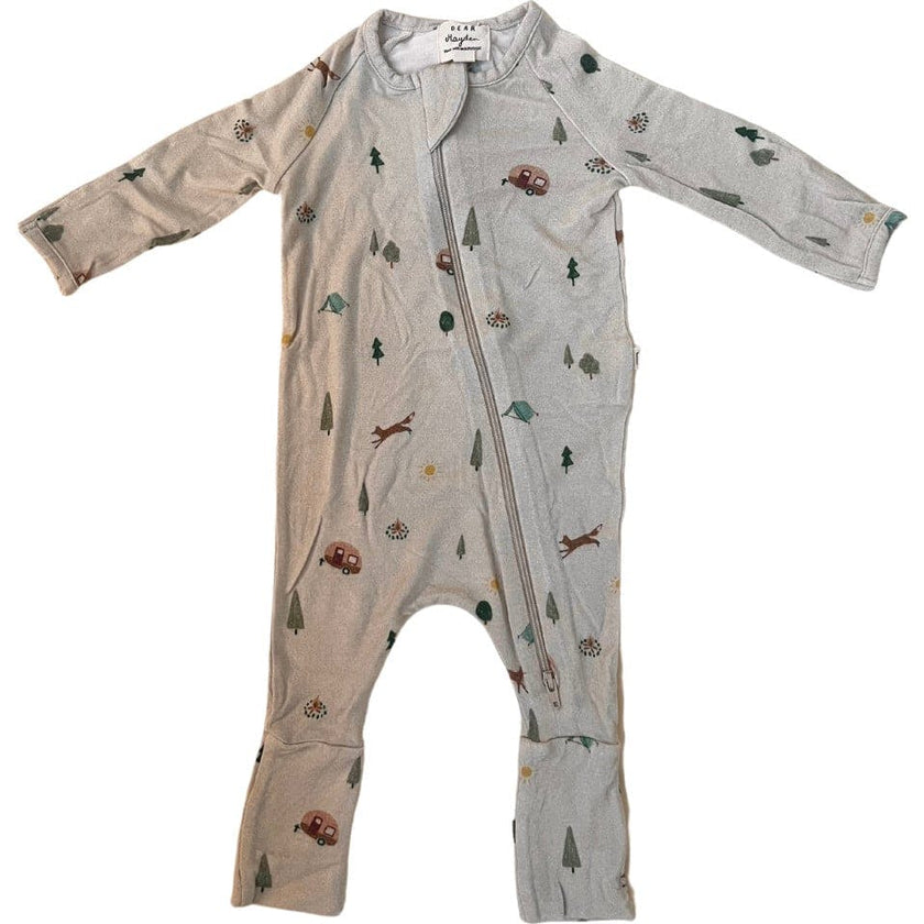 Modal Convertible Footy Pajamas in Camping