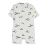 Mint Lobster Zipper Shortall Swimsuit