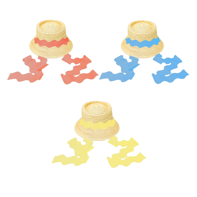 Scalloped Ribbon Set, Sun Sand Sea
