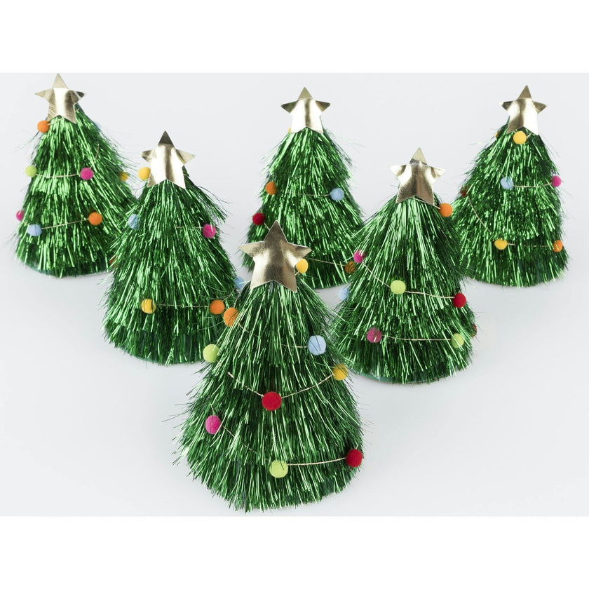 Tinsel Tree Party Hats