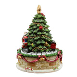 Kurt Adler 6-Inch Christmas Tree Revolving Music Box