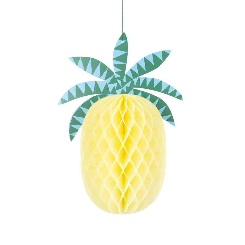Tropical Fruit Honeycomb Decorations