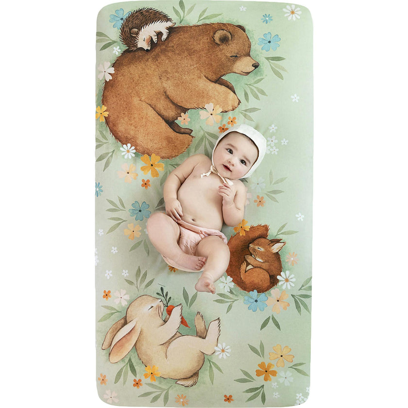 Enchanted Meadow Standard Crib Sheet