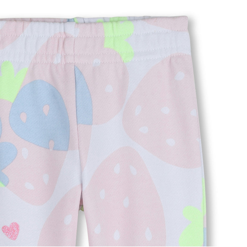 Fleece Jogging Set Strawberries Organic Cotton