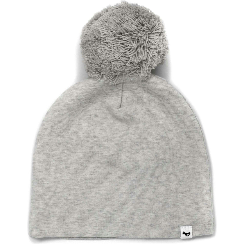 Gray Pom Hat