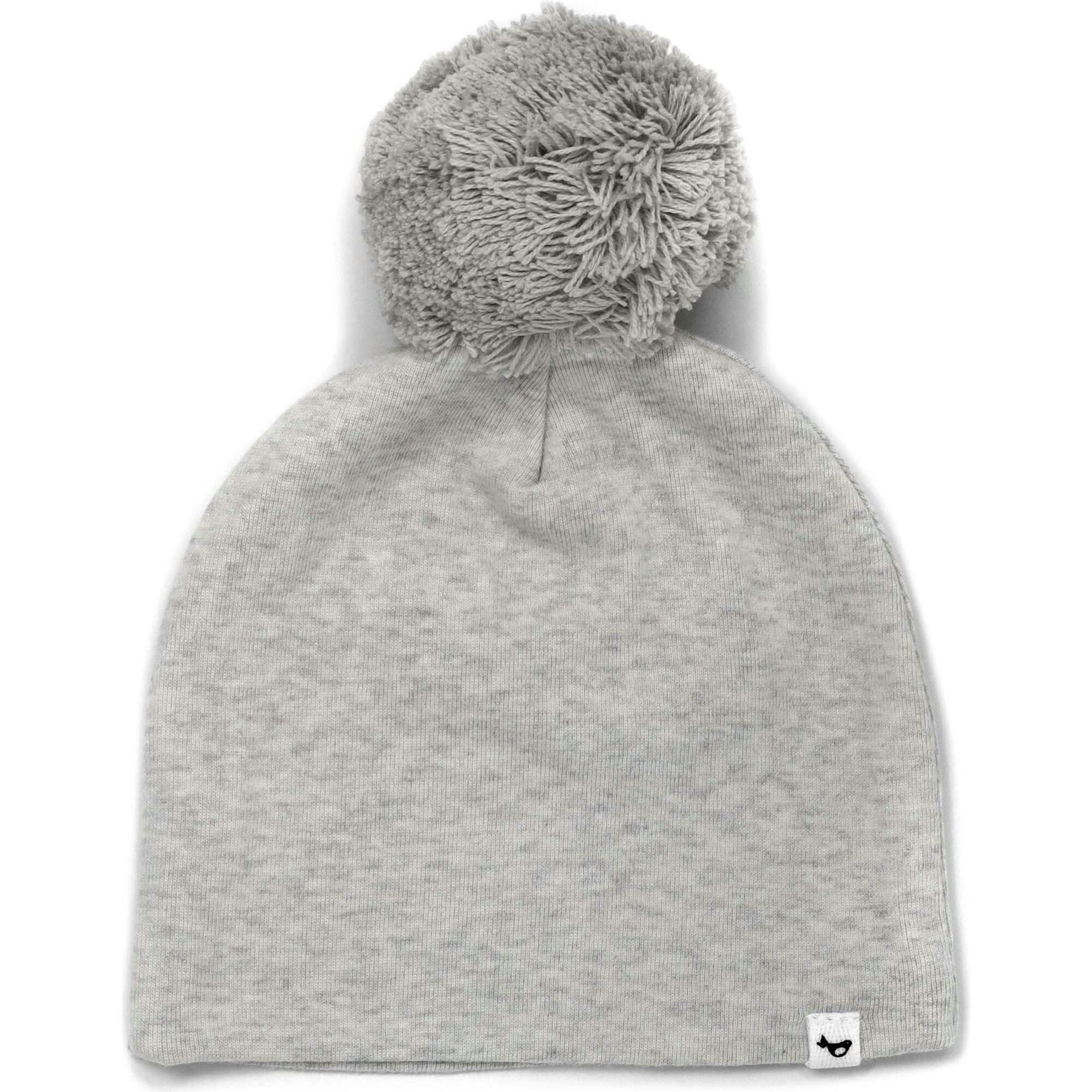 Gray Pom Hat