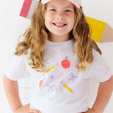 Ditsy Floral Back To School Short Sleeve T-Shirt