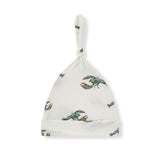 Mint Lobster Luxe Stretch Knotted Beanie Hat