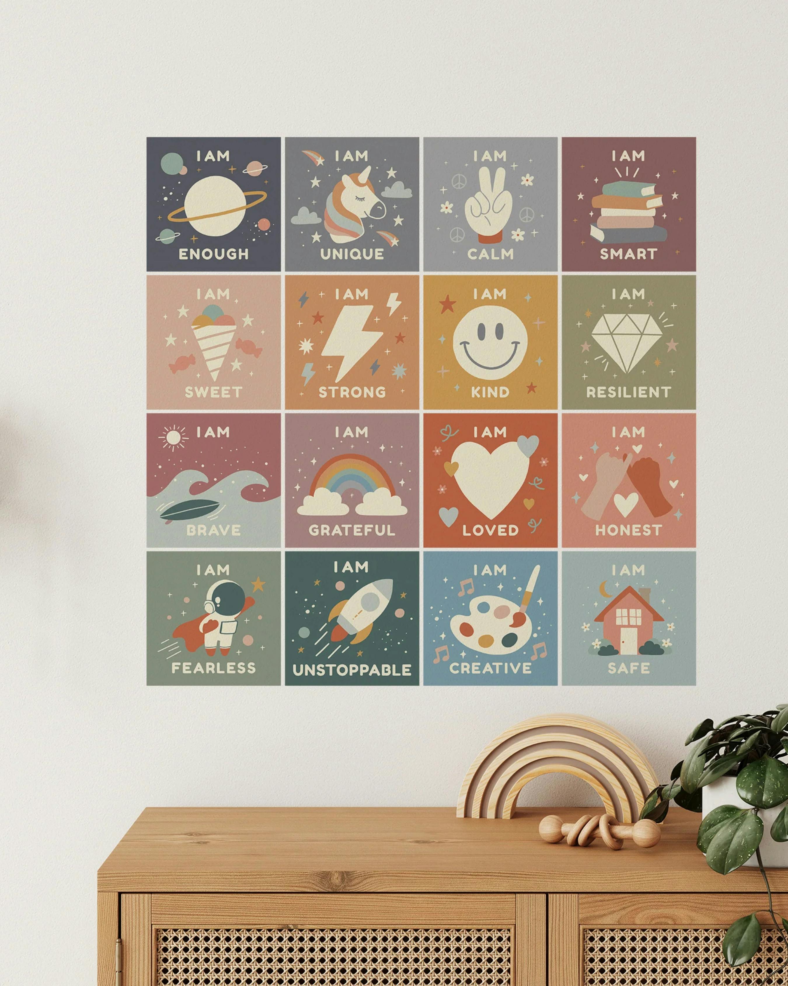 Peel & Stick Fabric Wall Stickers