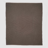 Merino Wool Sustainable Knit Solid Textured Throw Blanket - Wool Cardigan