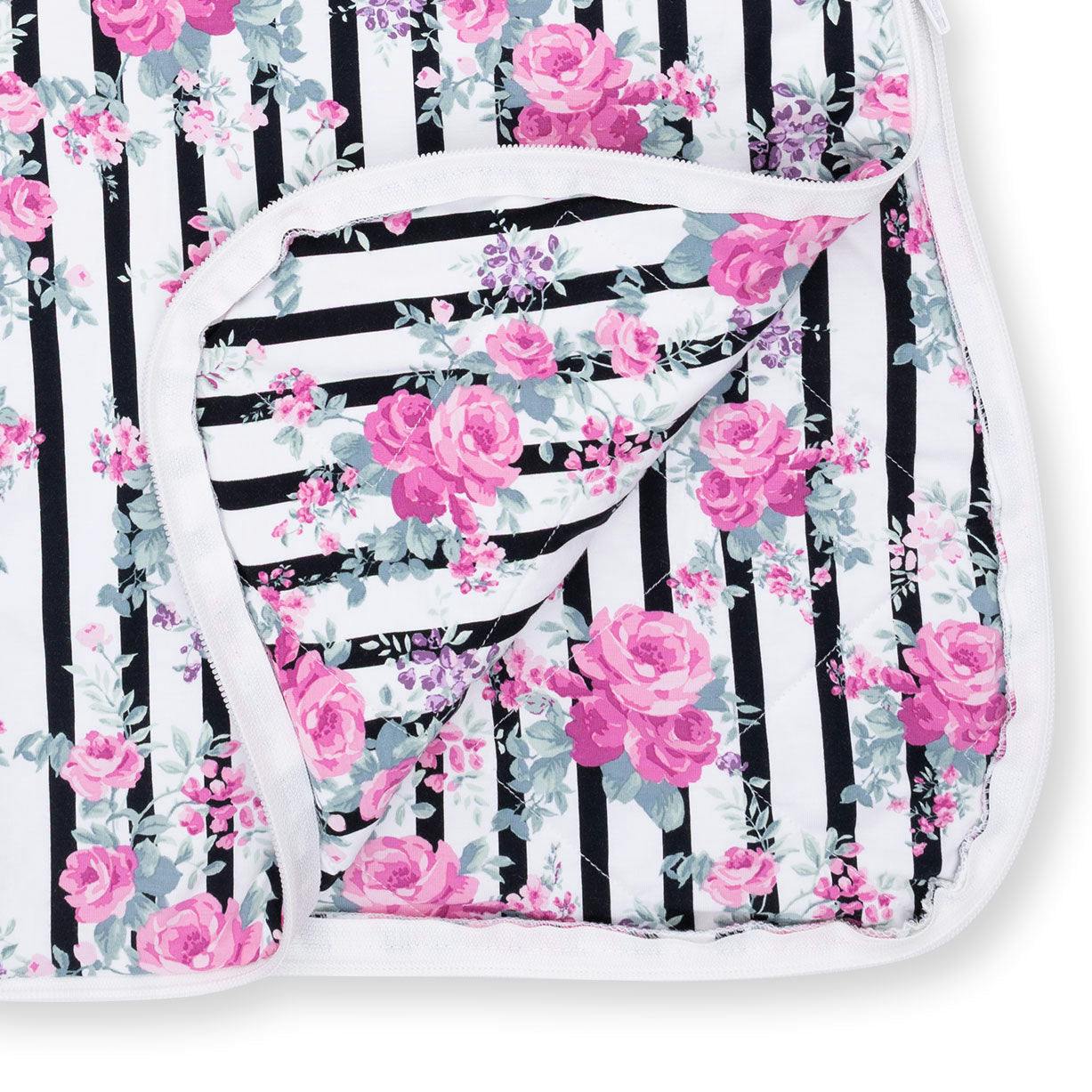 Cabbage Rose Stripe - Sleep Bag