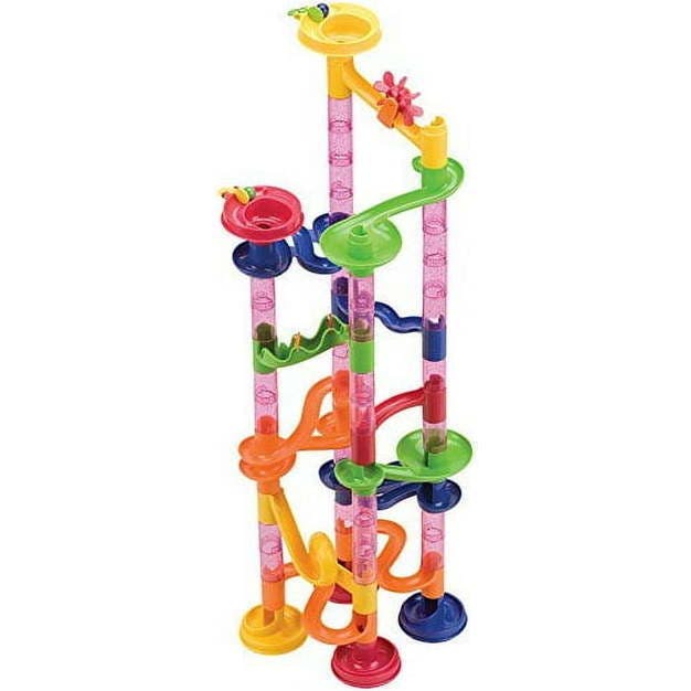 Toysmith 80-Piece Marble Run Building Toy - STEM