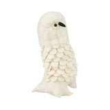 Snowy Owl Handmade Hand Felted Wool Christmas Tree Topper Arcadia Home