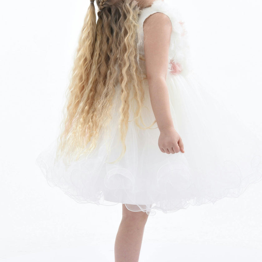 White Cambriana Floral Dress