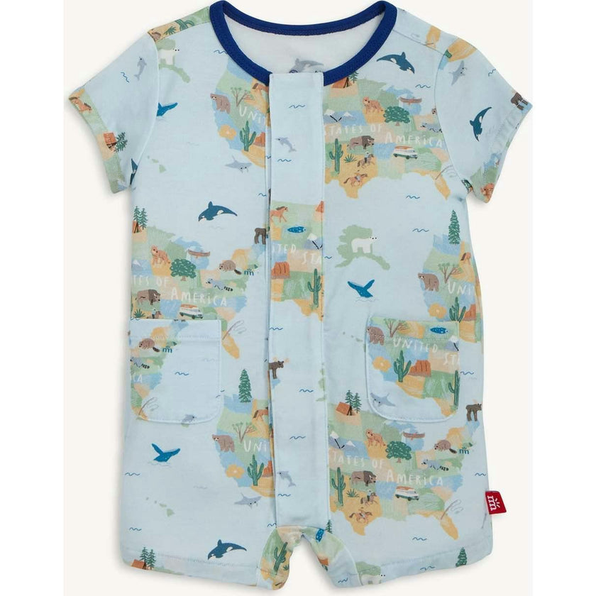 Magnetic Polo Romper