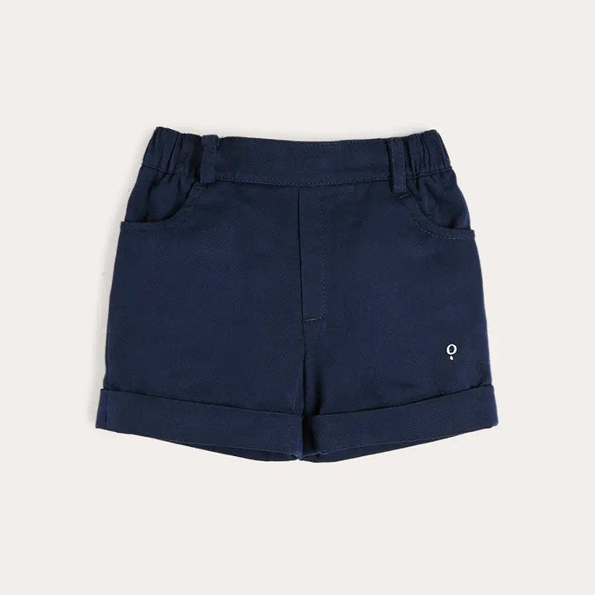 Insignia Elasticated Waist Turn-up Shorts in Navy (12mths-4yrs)