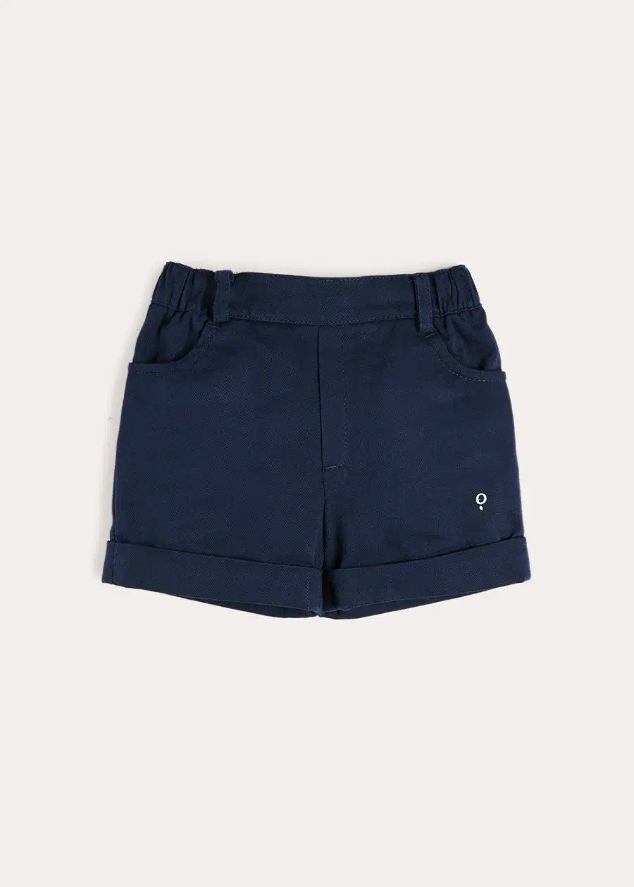 Insignia Elasticated Waist Turn-up Shorts in Navy (12mths-4yrs)
