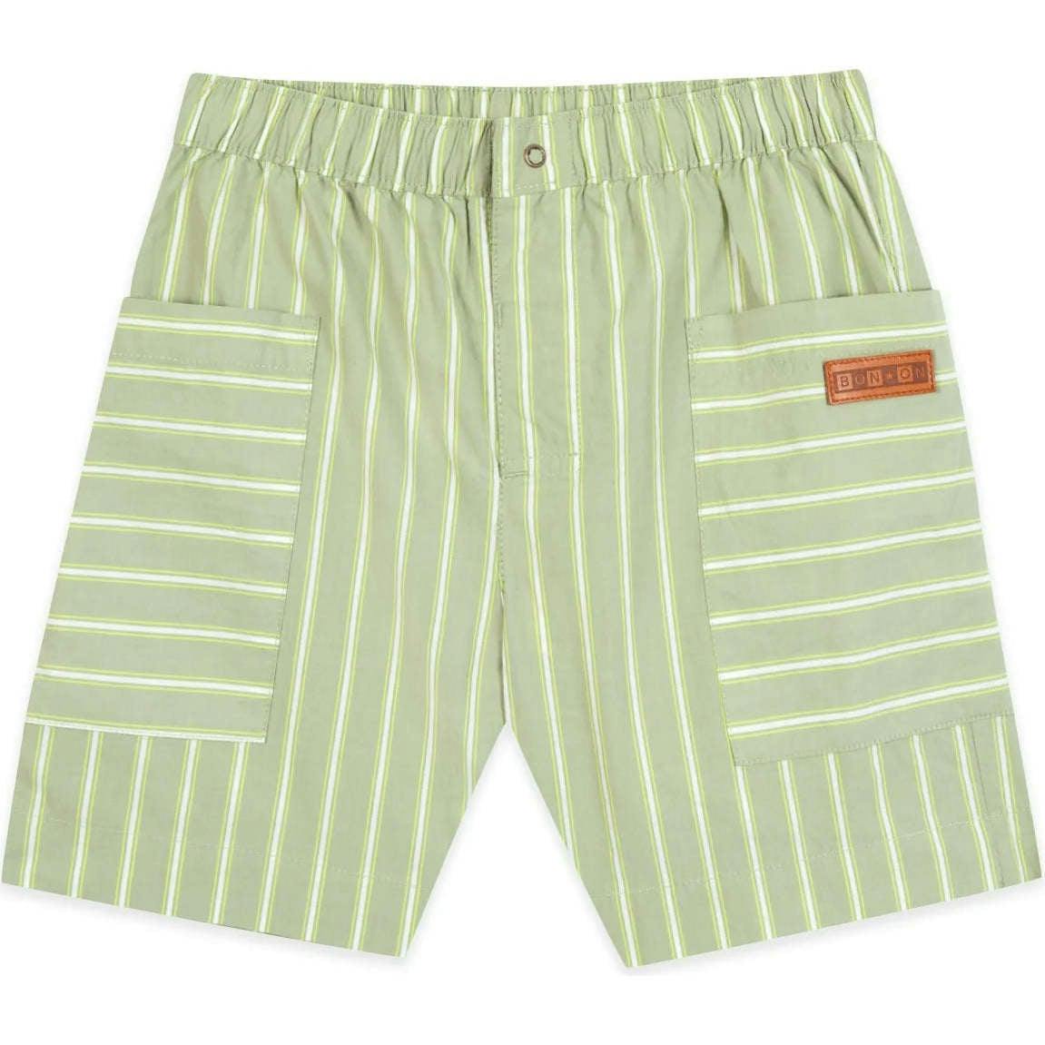 BONTON Cali Stripe Laugh Shorts