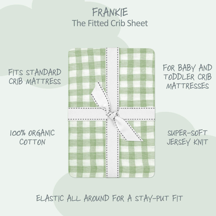 FRANKIE Fitted Crib Sheet