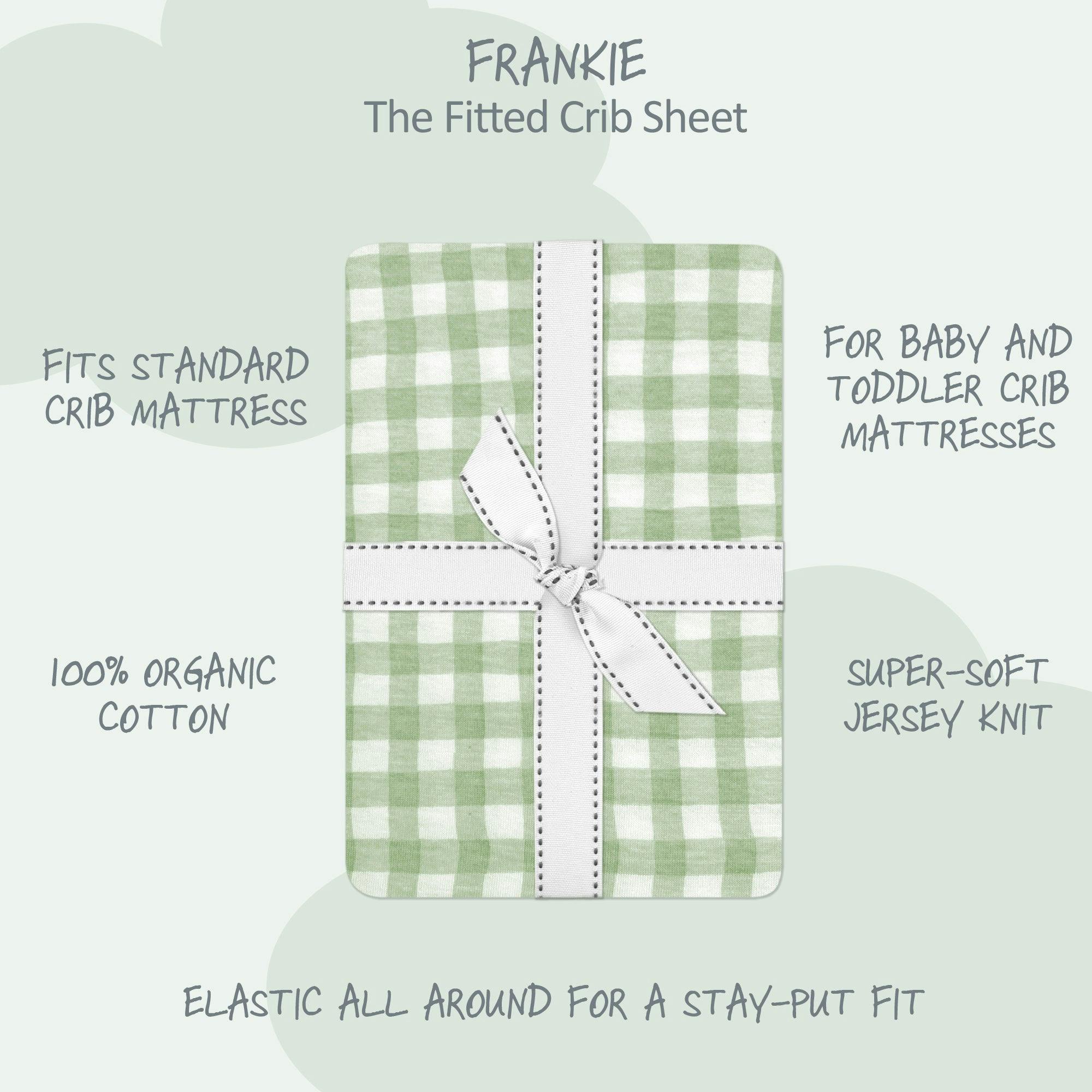 FRANKIE Fitted Crib Sheet