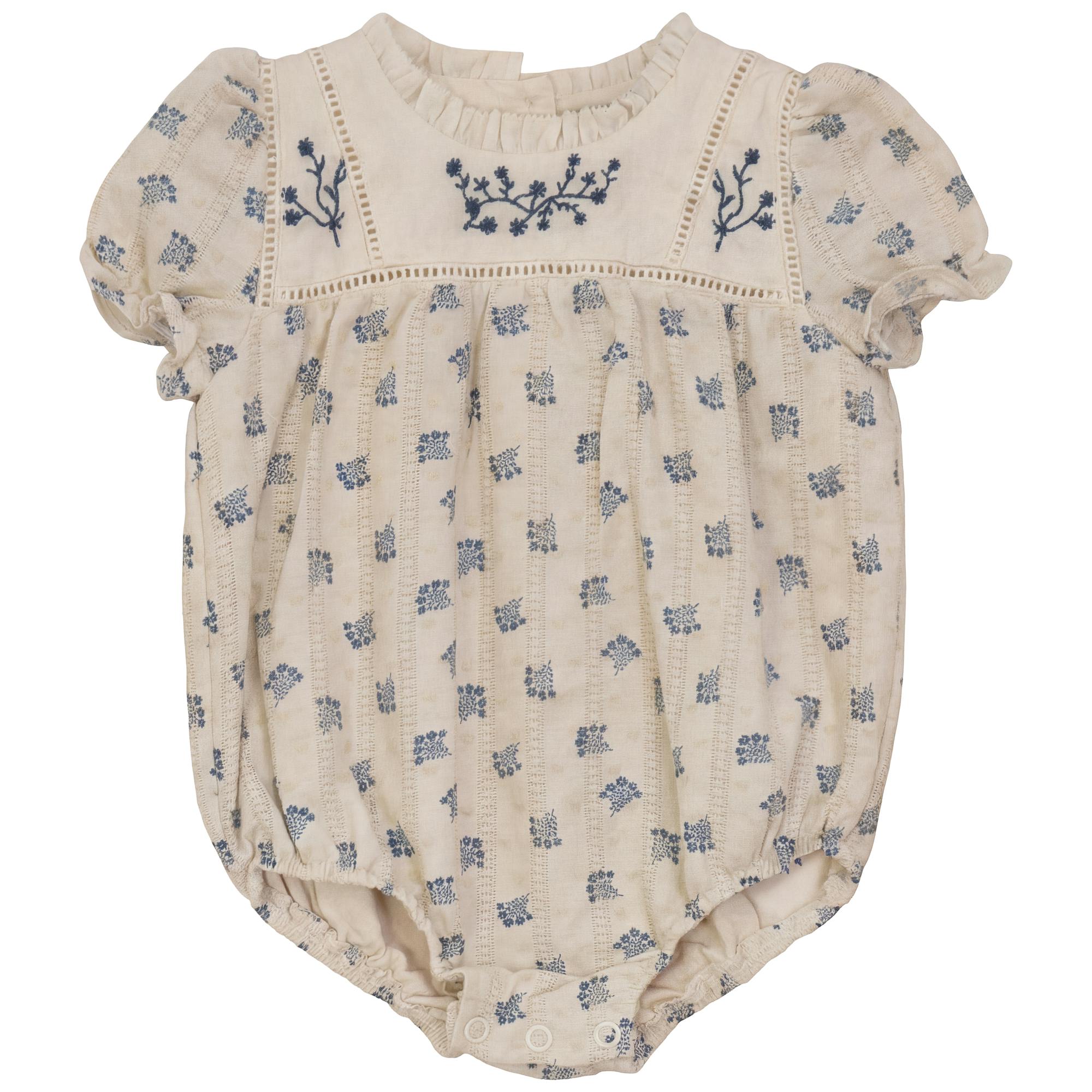 Floral Embroidered Bubble