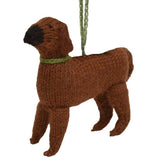 Rhodesian Ridgeback Hand Knit Christmas Ornament