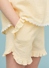 Seersucker Girl Frill Shorts