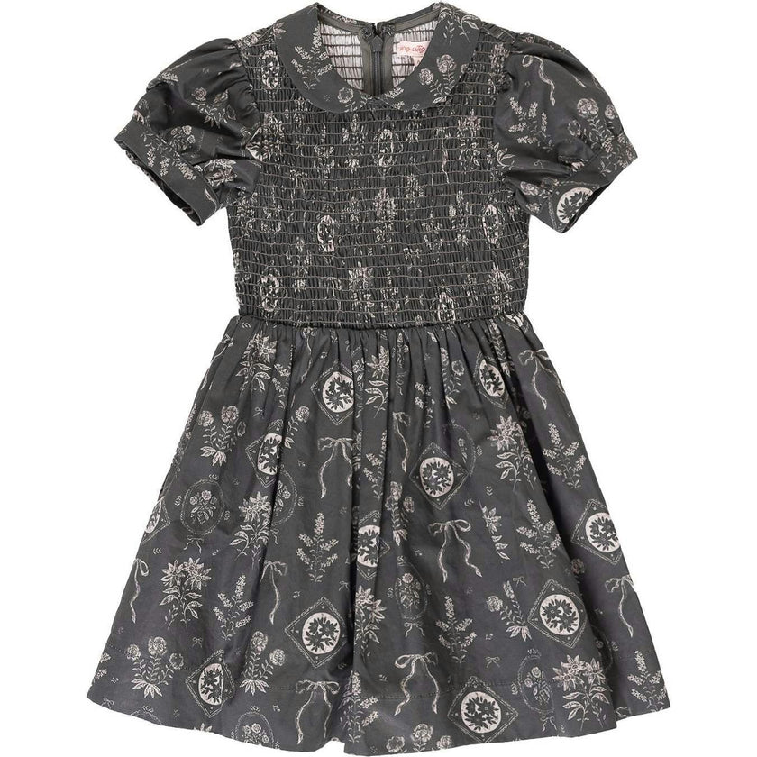 Mini Keegan Dress in Green Vintage Bouquet