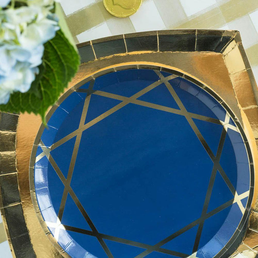 Enchanté Navy Dinner Plates