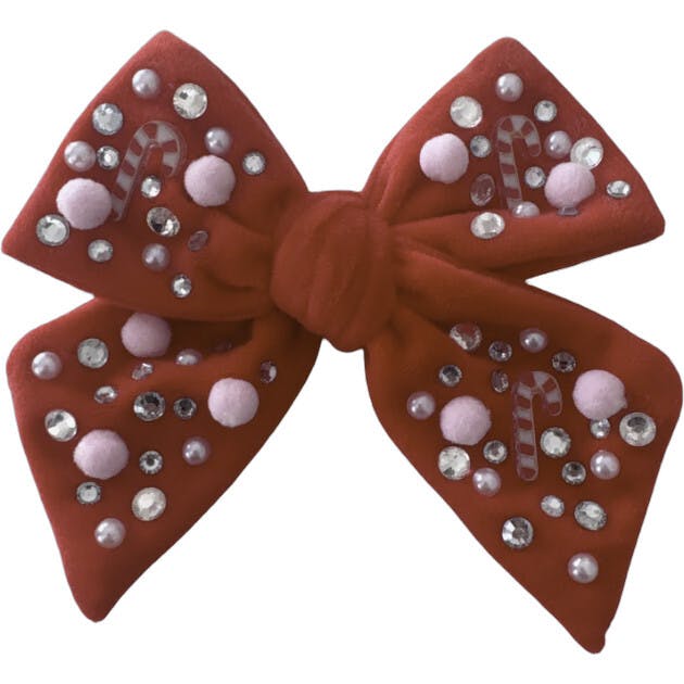 Red Candy Cane Camila Bow