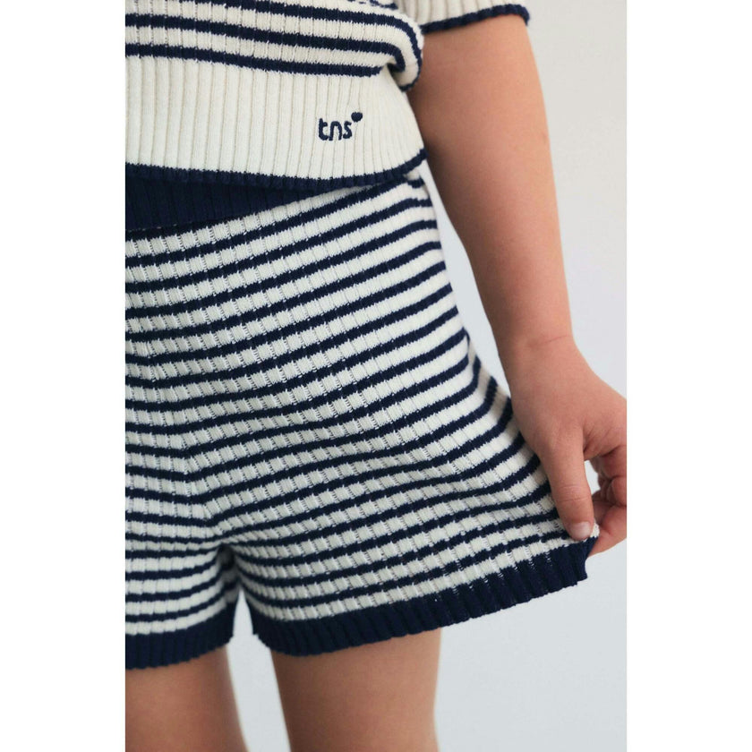 Azalea Polo Summer Midnight Mini Knit Stripes