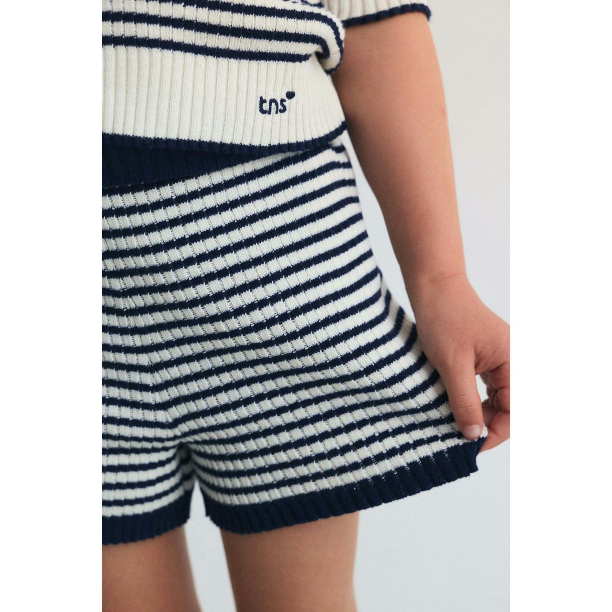 Azalea Polo Summer Midnight Mini Knit Stripes