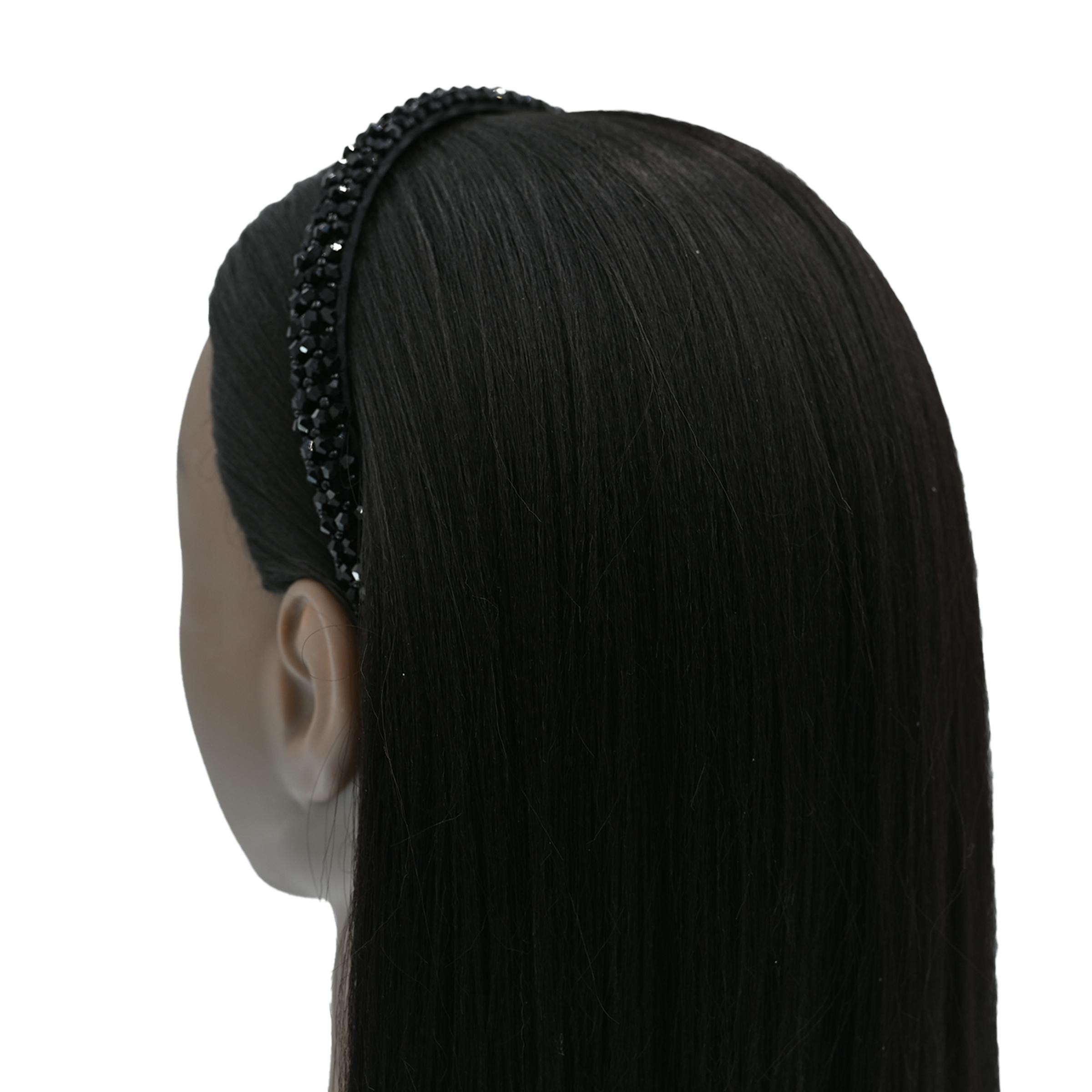 Multicolored Crosscut Gemstone Headband