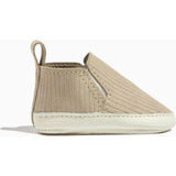 Oat Ribbed Slip On Baby Shoe