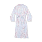 Anna Floral Stripe -  Adult Long Robe