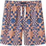Boys Synthetic Viscose Matching Set | Geometric Smiley