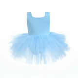 Light Blue Layered Leotard