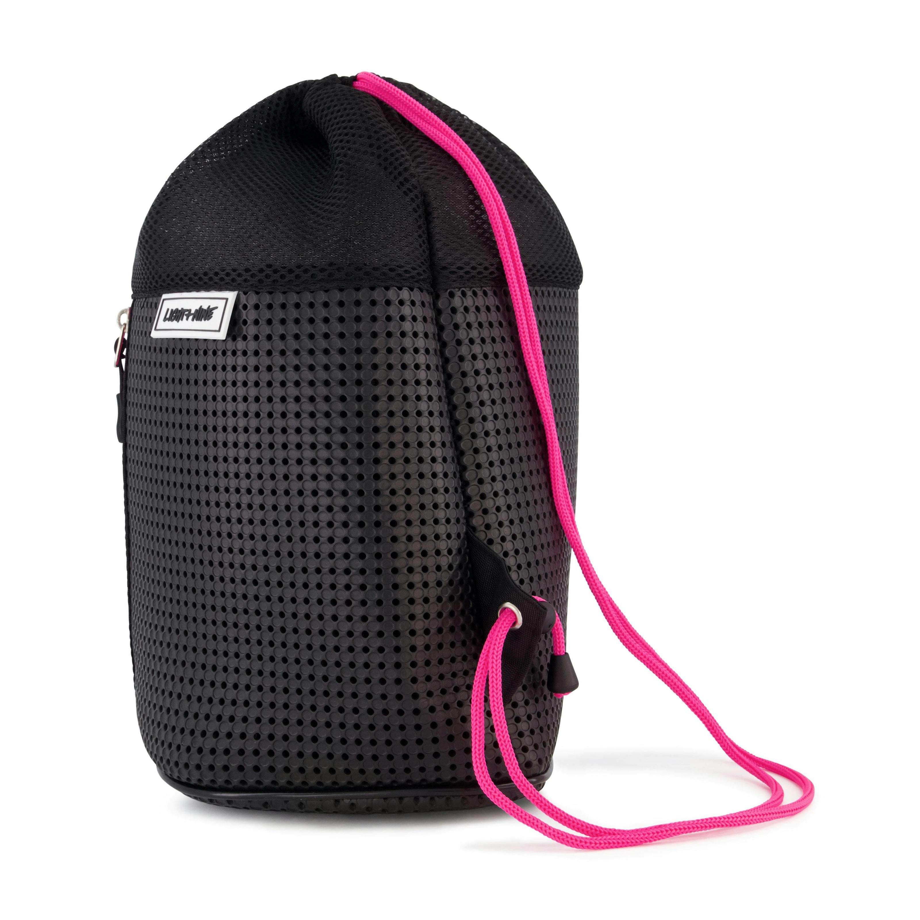 Sophy Drawstring Backpack Neon Pink