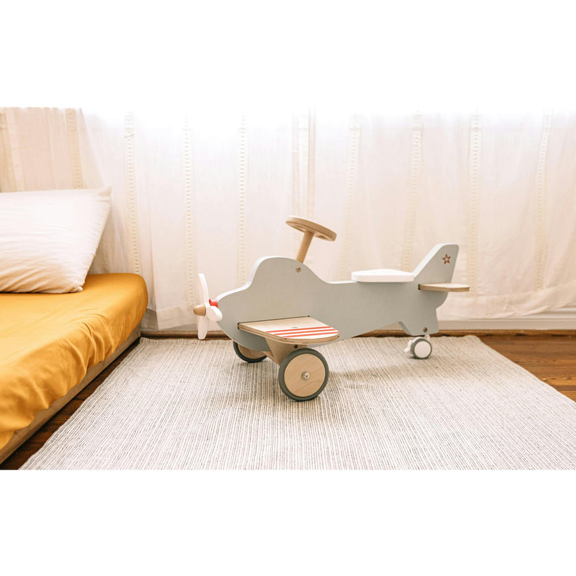 Wood Airplane Rocker & Ride-On