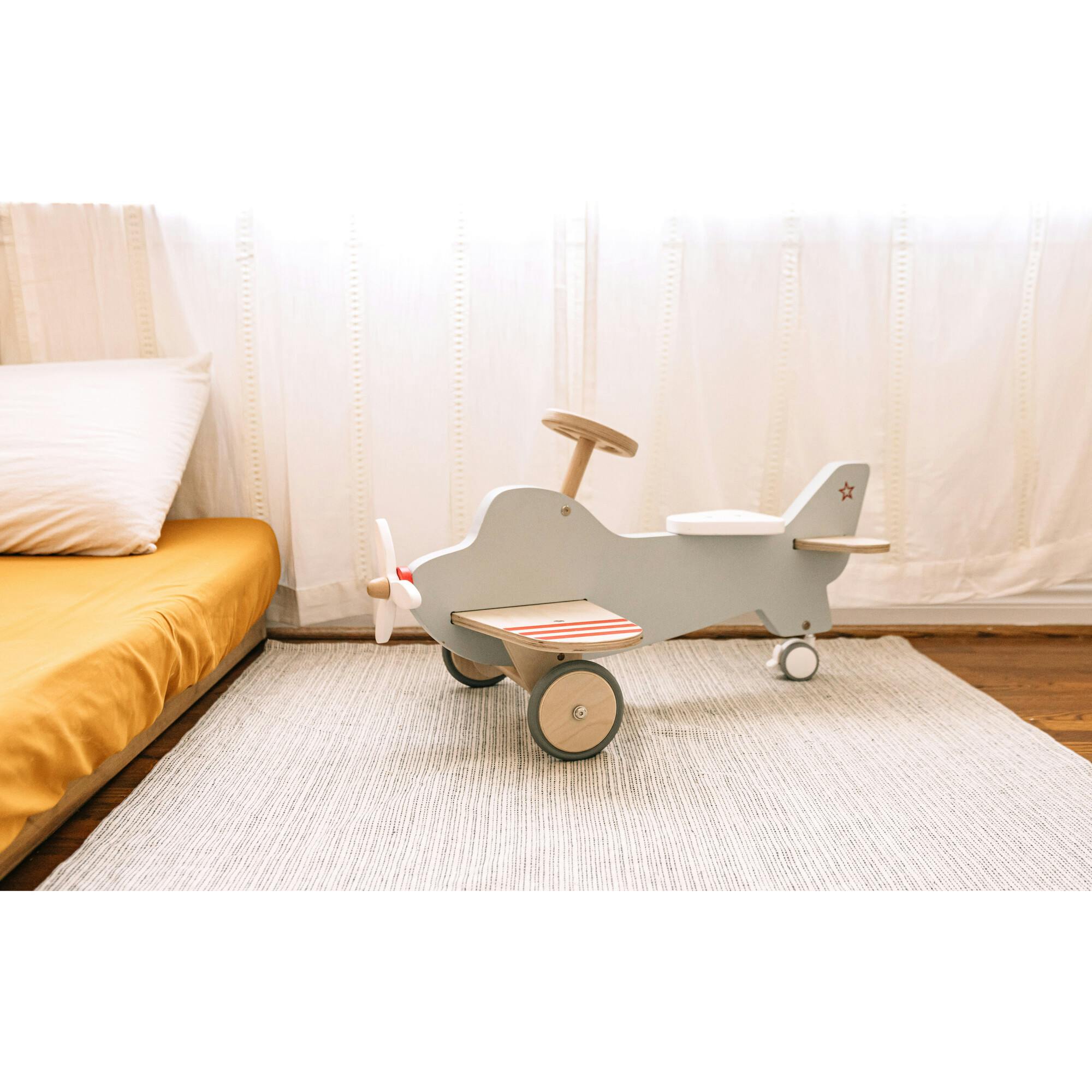 Wood Airplane Rocker & Ride-On