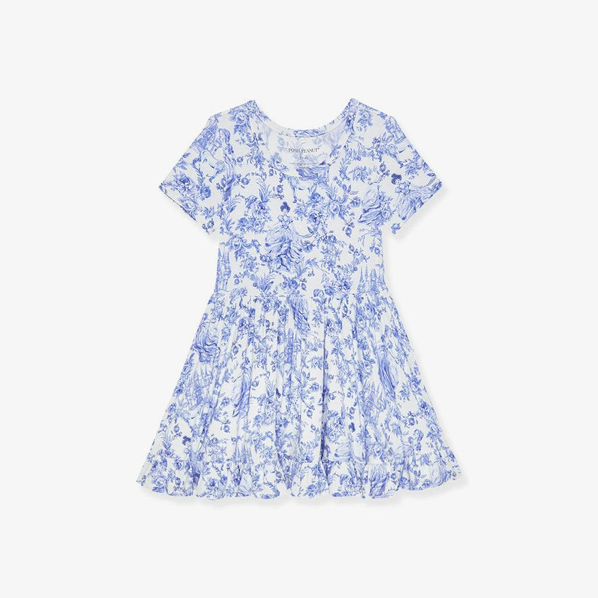 Briar Short Sleeve Ruffled Twirl Dress